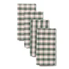 Maria Louise Cottage Place Settings & Linens|Crimson Grove Plaid Napkins in Green, Set of 4