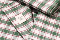 Maria Louise Cottage Place Settings & Linens|Crimson Grove Plaid Napkins in Green, Set of 4