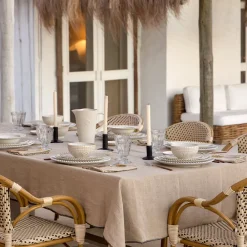 Costa Nova Dinnerware|Cristal Collection Cereal Bowls in White, Set of 6