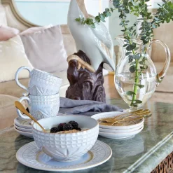 Costa Nova Dinnerware|Cristal Collection Mugs in Nacar, Set of 6