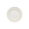 Costa Nova Dinnerware|Cristal Collection Salad Plates in White, Set of 6