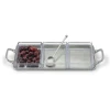 Match Dinnerware|Crudite Tray with Handles and Crystal Inserts