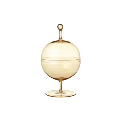 Lobmeyr Glassware|Crystal Candy Dish III. In Gold Lustre