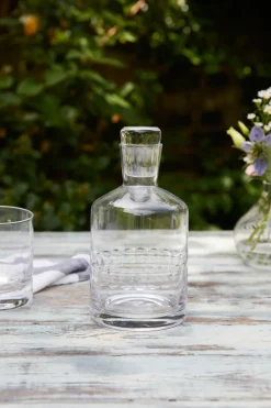 The Vintage List Glassware|Crystal Decanter with Lens Design