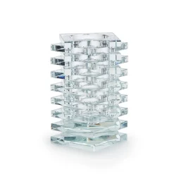 Two's Company Candles|Crystal Pillar Candle Holder
