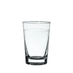 The Vintage List Glassware|Crystal Tumblers with Bands Design, Set of Six