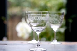 The Vintage List Glassware|Crystal Wine Glasses with Ovals Design