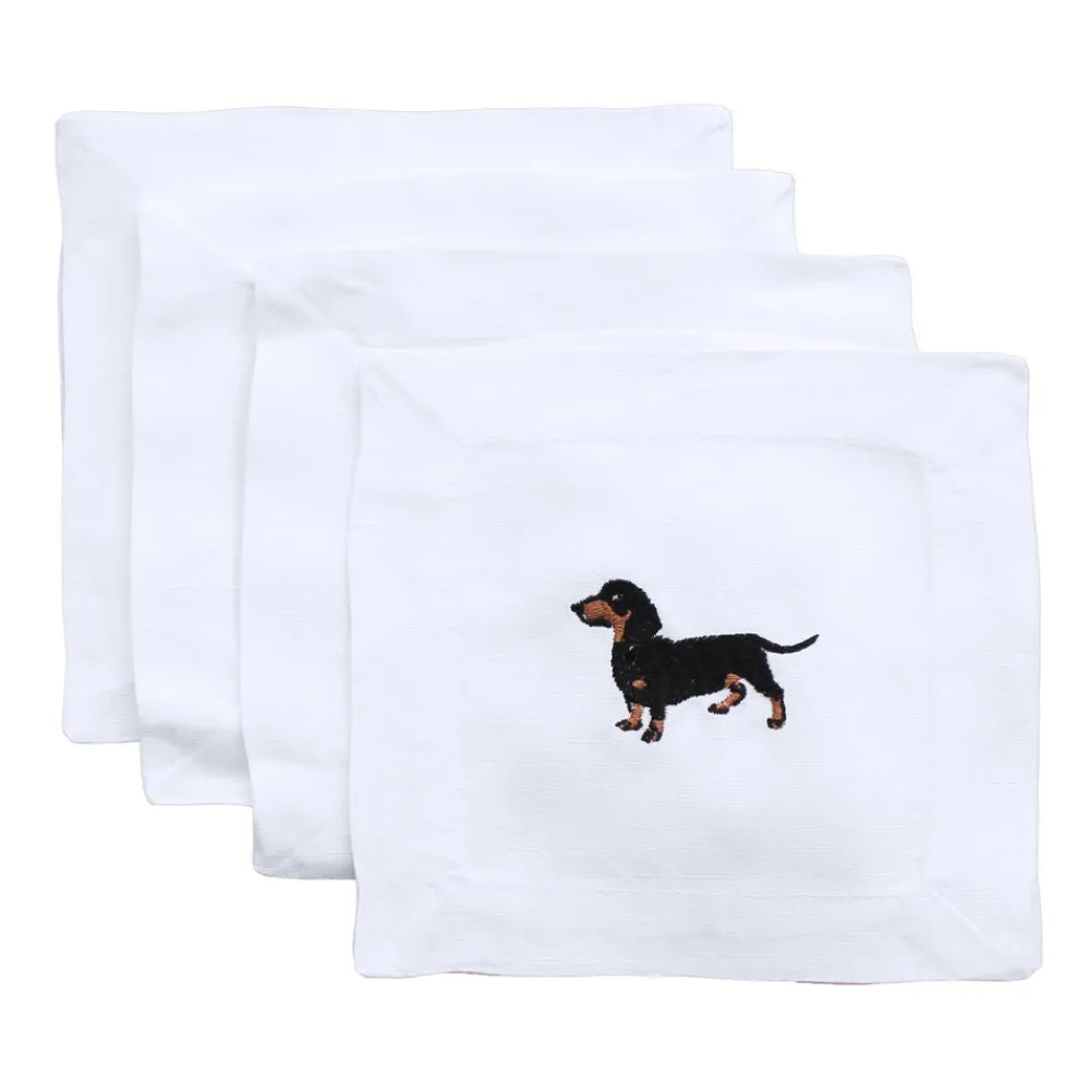 Lettermade Place Settings & Linens|Dachshund Cocktail Napkins