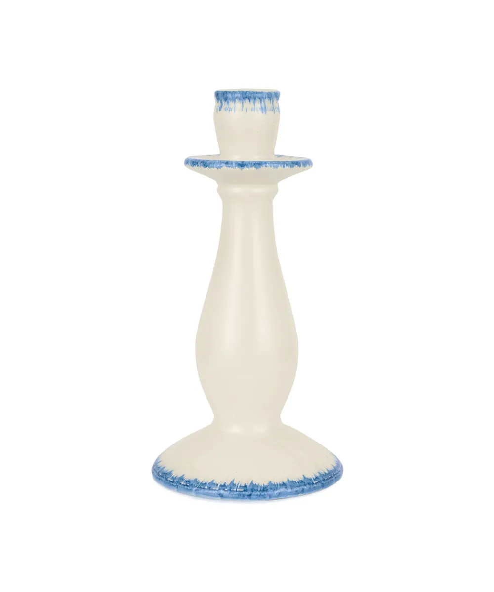 Rebecca Udall Décor|Candles|Daisy Candlestick in Denim