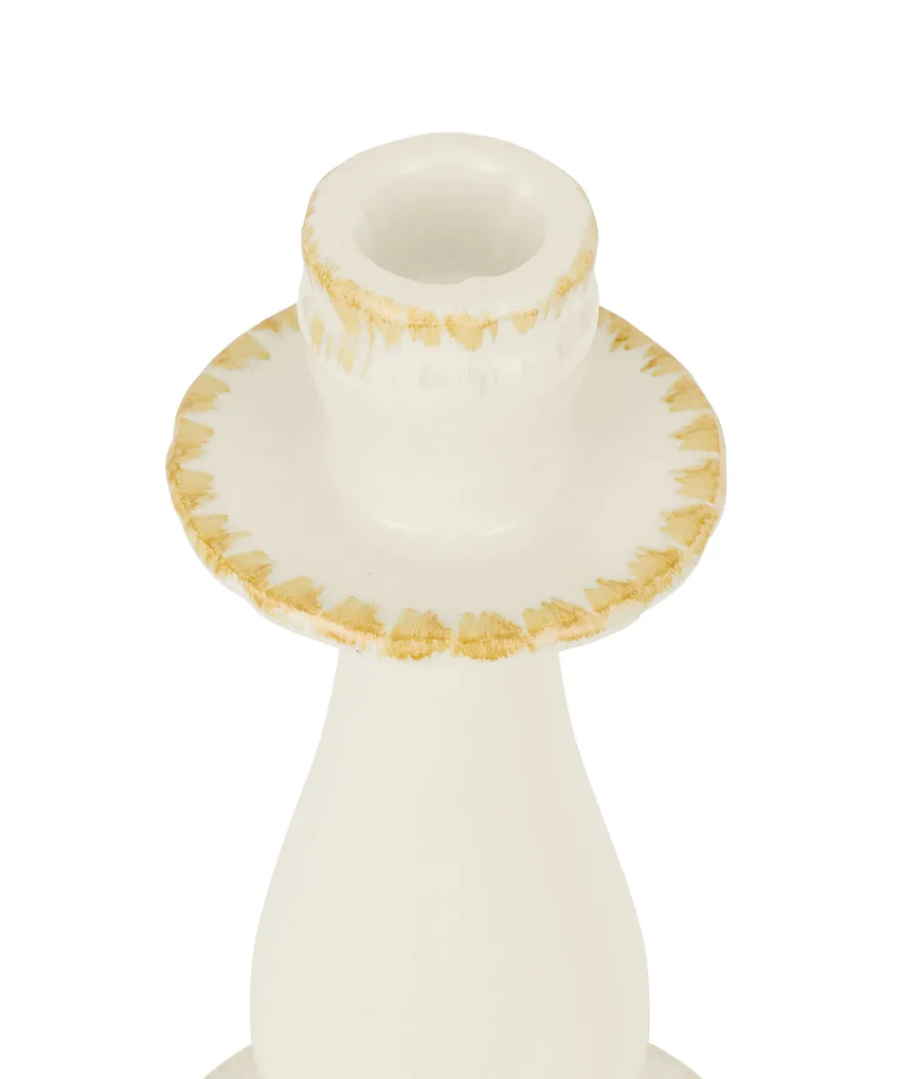 Rebecca Udall Décor|Candles|Daisy Candlestick in Mustard