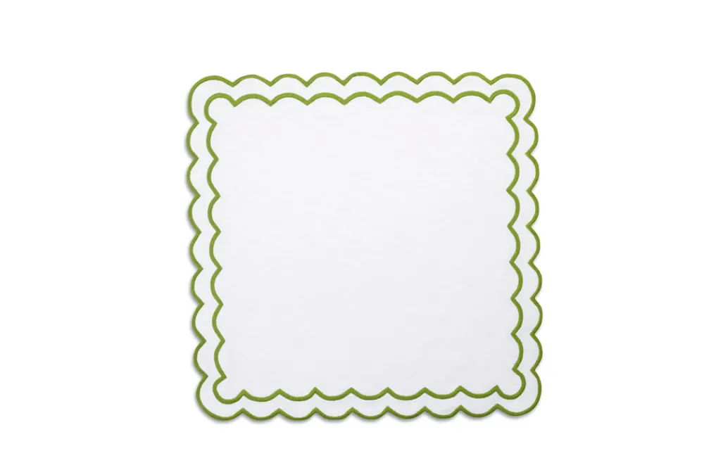 Loulou La Dune Place Settings & Linens|Daisy Placemat and Napkin Set in White