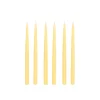 Rebecca Udall Candles|Danish Taper Candles in Pastel Yellow, Set of 6