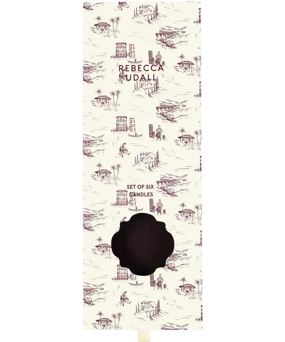 Rebecca Udall Candles|Danish Taper Candles in Sage Green, Set of 6