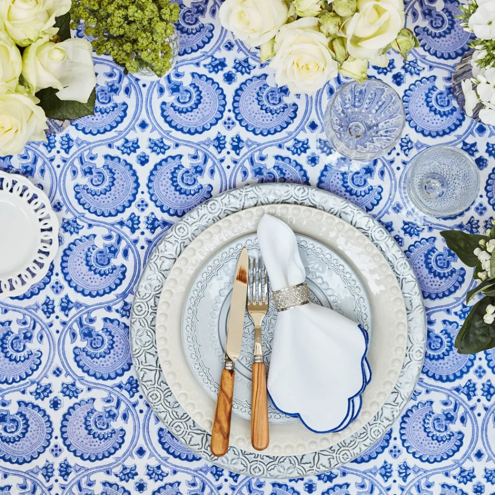 Maison Margaux Place Settings & Linens|Darcey Blue Tablecloth