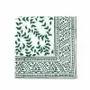 Flying Sheep Country Place Settings & Linens|Dark Green Leaves Napkin, Set of 4