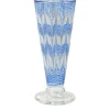 Cabana Glassware|D’Ascoli Donatello Flute Glasses in Sapphire, Set of 6