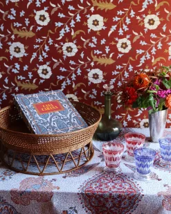 Cabana Glassware|D'Ascoli Donatello Glasses, Ruby, Set of 6