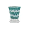 Cabana Glassware|D'Ascoli Donatello Glasses, Turquoise, Set of 6