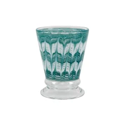 Cabana Glassware|D'Ascoli Donatello Glasses, Turquoise, Set of 6