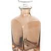 Estelle Colored Glass Glassware|Decanter in Amber Smoke