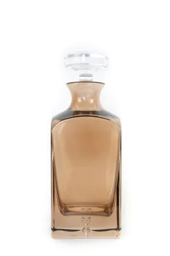 Estelle Colored Glass Glassware|Decanter in Amber Smoke