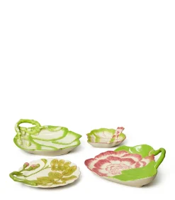 Tory Burch Dinnerware|Decorative Leaf Plates, Set of 4
