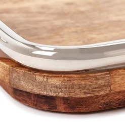 Two's Company Dinnerware|Decorative Rectangle Serving Tray