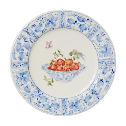Laboratorio Paravicini Dinnerware|Delft Plates in Pomegranates, Set of 4