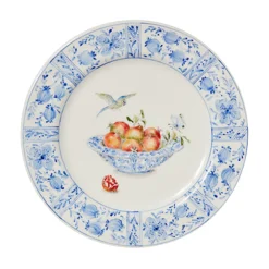 Laboratorio Paravicini Dinnerware|Delft Plates in Pomegranates, Set of 4