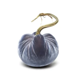 Hot Skwash Living|Décor|Denim Silk Velvet Pumpkin