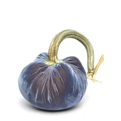 Hot Skwash Living|Décor|Denim Silk Velvet Pumpkin
