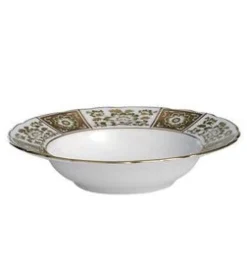 Royal Crown Derby Glassware|Derby Panel Dinnerware in Green