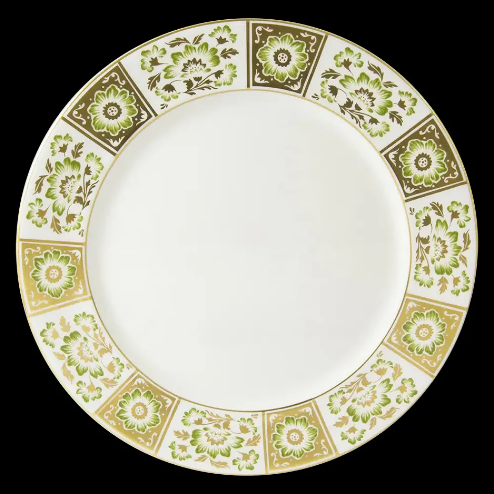 Royal Crown Derby Glassware|Derby Panel Dinnerware in Green
