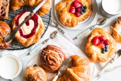 Jean Dubost Laguiole Flatware|Dessert Spoons in Pastel, Set of 4