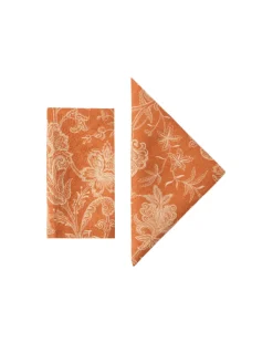 Cabana Place Settings & Linens|DESTREE x Napkins Orange, Set of 4