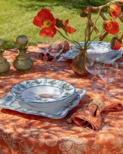 Cabana Place Settings & Linens|DESTREE x Napkins Orange, Set of 4