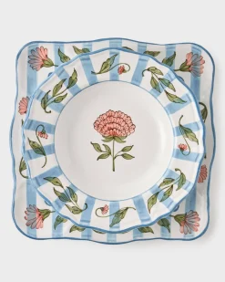 Cabana Dinnerware|DESTREE x Soup Plate in Light Blue