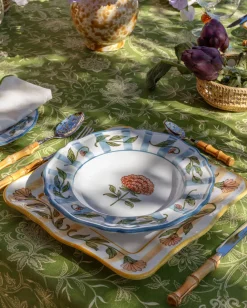 Cabana Place Settings & Linens|DESTREE x Tablecloth in Green