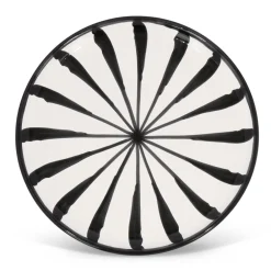 Pomelo Casa Dinnerware|Dinner Plate With Candy Cane Stripes