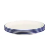 Made In Dinnerware|Dinner Plates in Navy Rim