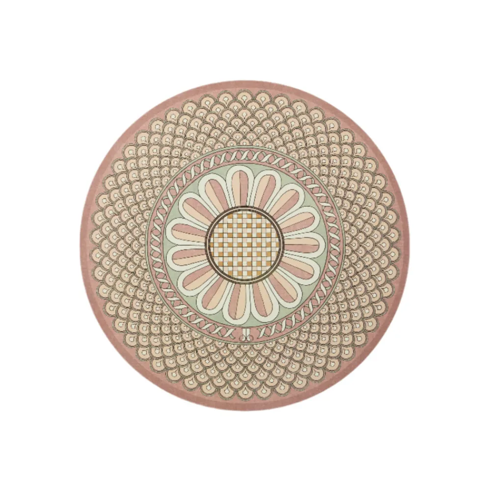 La DoubleJ Place Settings & Linens|Disk Placemats in Napoli Dusty Pink, Set Of 2