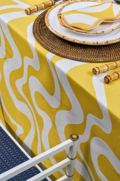Loulou La Dune Place Settings & Linens|Doris In Yellow Tablecloth