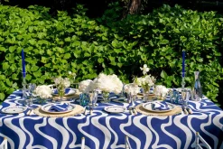 Loulou La Dune Place Settings & Linens|Doris Napkins Navy, Set of 4