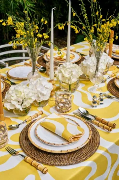 Loulou La Dune Place Settings & Linens|Doris Napkins Yellow, Set Of 4