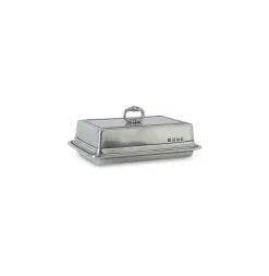 Match Silver|Dinnerware|Double Butter Dish with Cover
