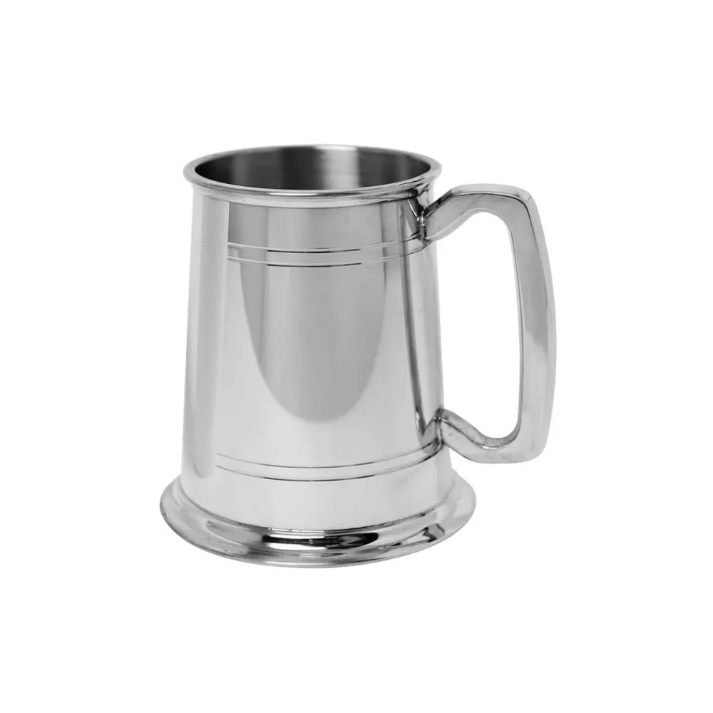 Salisbury Bar|Silver|Double Line Tankard