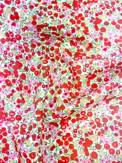 Coco & Wolf Place Settings & Linens|Double Ruffle Edge Tablecloth Made With Liberty Fabric in Wiltshire Star