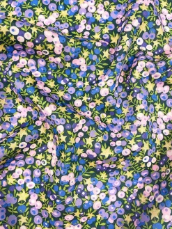 Coco & Wolf Place Settings & Linens|Double Ruffle Edge Tablecloth Made With Liberty Fabric in Wiltshire Star