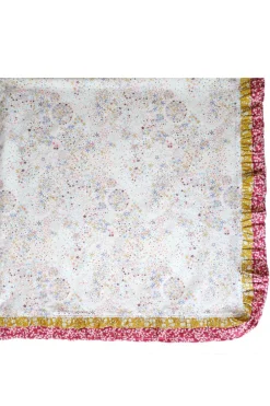 Coco & Wolf Place Settings & Linens|Double Ruffle Edge Tablecloth Made With Liberty Fabric in Adelajda & Capel & Mitsi Valeria