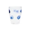 VIETRI Glassware|Drop Blue Tall Tumbler